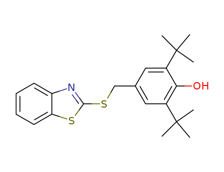 Phenol, 4-[(2-benzothiazolylthio)methyl]-2,6-bis(1,1-dimethylethyl)-