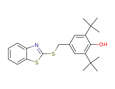 Phenol, 4-[(2-benzothiazolylthio)methyl]-2,6-bis(1,1-dimethylethyl)-