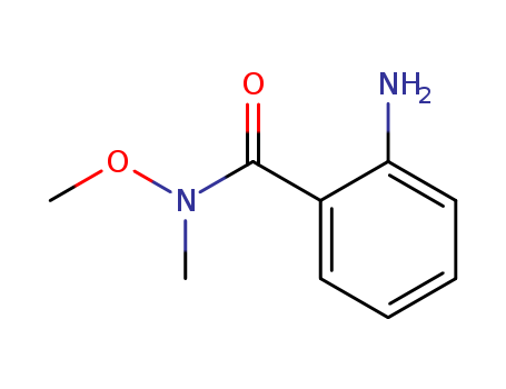 Molecular Structure of 133776-41-7 (Benzamide, 2-amino-N-methoxy-N-methyl-)