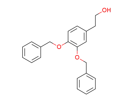 Molecular Structure of 96826-11-8 (2-<3,4-bis(benzyloxy)phenyl>ethanol)