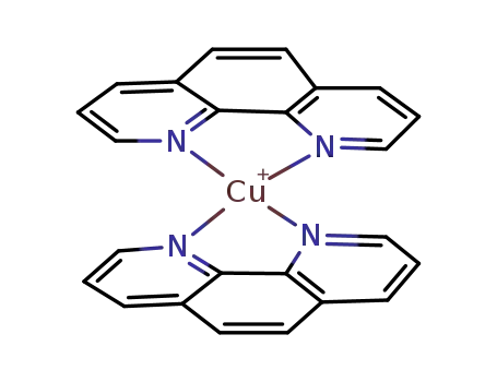Molecular Structure of 17378-82-4 (bis(1,10-phenanthroline)copper(1+) ion)