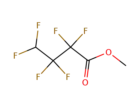 Molecular Structure of 356-32-1 (METHYL 2,2,3,3,4,4-HEXAFLUOROBUTANOATE)