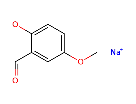 Molecular Structure of 79043-42-8 (Sodio 5-methoxy-salicylaldehyde)