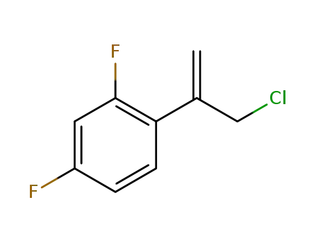 Molecular Structure of 156570-10-4 (1-(1-chloromethylethenyl)-2,4-difluorobenzene)