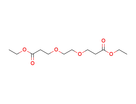 Molecular Structure of 75315-97-8 (Propanoic acid, 3,3'-[1,2-ethanediylbis(oxy)]bis-, 1,1'-diethyl ester)