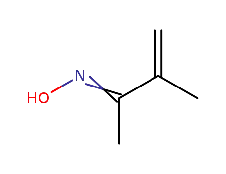 Molecular Structure of 39847-77-3 (3-Buten-2-one, 3-methyl-, oxime, (Z)-)
