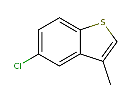 Molecular Structure of 19404-18-3 (5-CHLORO-3-METHYLBENZO[B]THIOPHENE)