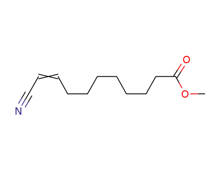 Molecular Structure of 1046470-12-5 (methyl 10-cyano-dec-9-enoate)