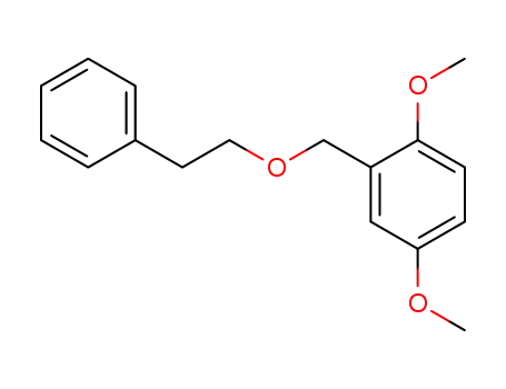 Molecular Structure of 121336-24-1 (1,4-Dimethoxy-2-phenethyloxymethyl-benzene)