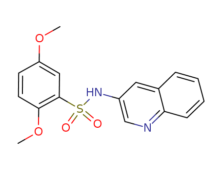 2,5-Dimethoxy-N-(3-quinolinyl)benzenesulfonamide