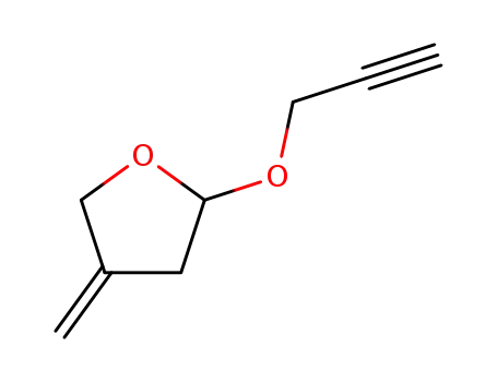 Molecular Structure of 86491-44-3 (2-(2-propynyloxy)-4-methylenetetrahydrofuran)