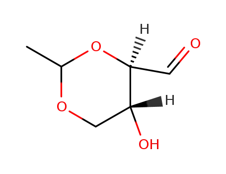 Molecular Structure of 901783-93-5 (2,4-O-ethylidene-aldehydo-D-erythrose)