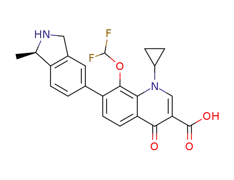 Molecular Structure of 194804-75-6 (Garenoxacin)