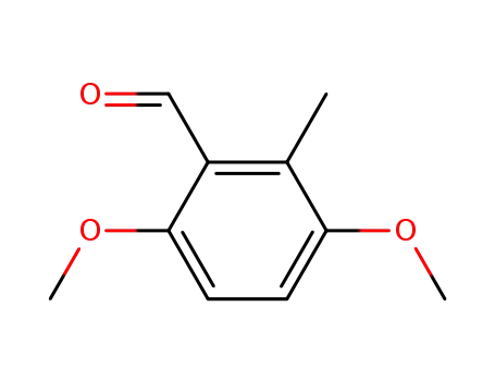 Molecular Structure of 121625-00-1 (3,6-dimethoxyl-2-methylbenzaldehyde)