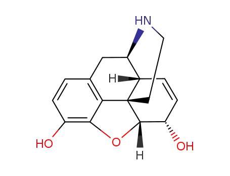 Molecular Structure of 466-97-7 (NORMORPHINE)