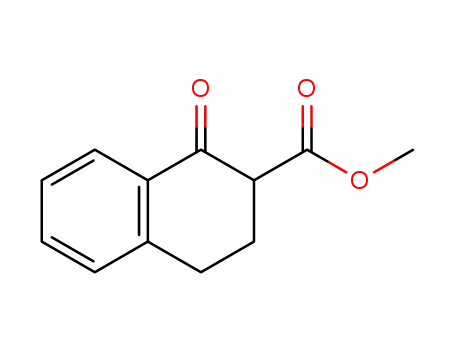 Molecular Structure of 7442-52-6 (METHYL 1-OXO-1,2,3,4-TETRAHYDRONAPHTHALENE-2-CARBOXYLATE)