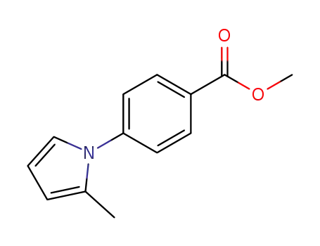 Molecular Structure of 149323-69-3 (Methyl 4-(2-methylpyrrol-1-yl)benzoate)