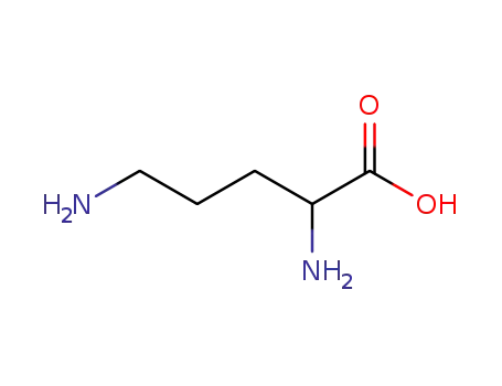 Molecular Structure of 616-07-9 (DL-ornithine)