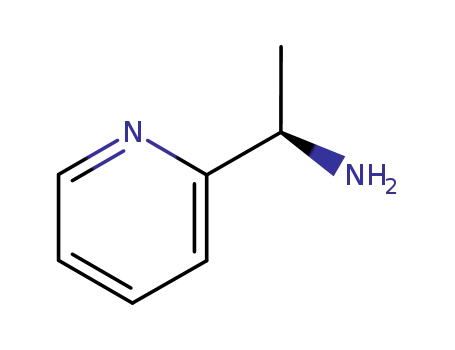 Molecular Structure of 45695-03-2 ((S)-1-PYRIDIN-2-YL-ETHYLAMINE)