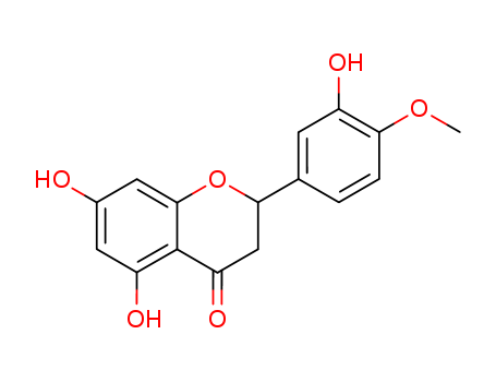 (2S)-5,7-Dihydroxy-2-(3-hydroxy-4-methoxyphenyl)-4-chromanone, 3',5,7-Trihydroxy-4-methoxyflavanone
