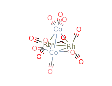 Molecular Structure of 12560-37-1 ([Co<sub>2</sub>Rh<sub>2</sub>(CO)12])