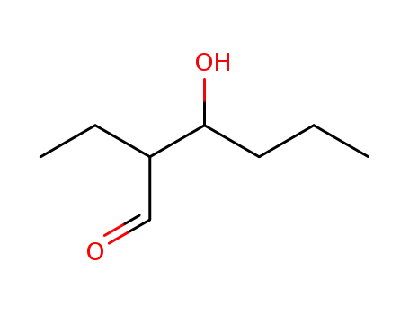 Molecular Structure of 496-03-7 (2-ethyl-3-hydroxyhexanal)