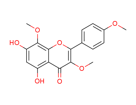 4H-1-Benzopyran-4-one,5,7-dihydroxy-3,8-dimethoxy-2-(4-methoxyphenyl)-