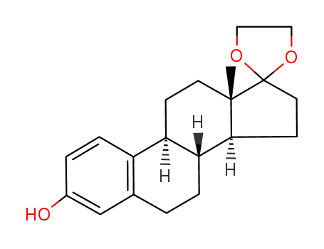 Molecular Structure of 900-83-4 (Estrone 17-Ethylene Ketal)