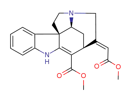 Molecular Structure of 219650-31-4 ((-)-methyl (2S,3aS,5R,11bR)-3-benzyl-2,3,3a,4,5,7-hexahydro-3,5-ethano-12-(E)-<(methoxycarbonyl)methylene>-1H-pyrrolo<2,3-d>carbazole-6-carboxylates)