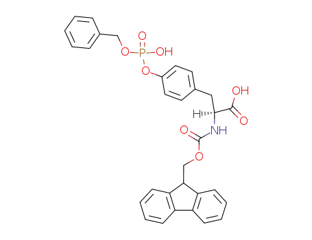 Molecular Structure of 191348-16-0 (FMOC-TYR(PO(OBZL)OH)-OH)