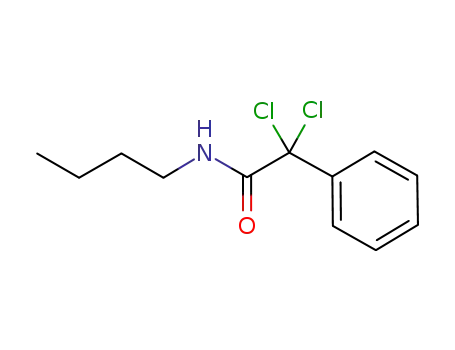 Molecular Structure of 1190977-91-3 (N-butyl-2,2-dichloro-2-phenylacetamide)