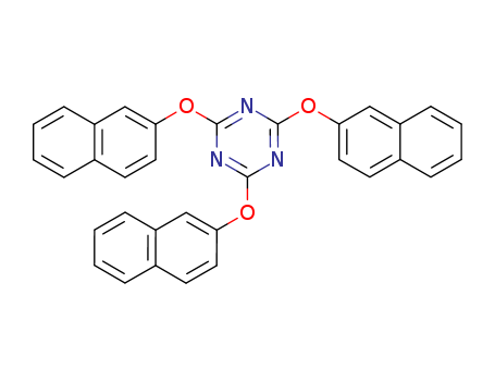 1,3,5-Triazine, 2,4,6-tris(2-naphthalenyloxy)-