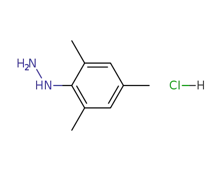 Molecular Structure of 76195-82-9 (2,4,6-TRIMETHYLPHENYLHYDRAZINE HYDROCHLORIDE)