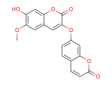 2H-1-Benzopyran-2-one,7-hydroxy-6-methoxy-3-[(2-oxo-2H-1-benzopyran-7-yl)oxy]-