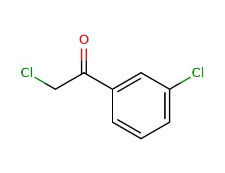 Molecular Structure of 21886-56-6 (2,3'-Dichloroacetophenone)