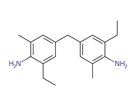 Molecular Structure of 19900-72-2 (4,4'-Methylenebis(2-ethyl-6-methylaniline))