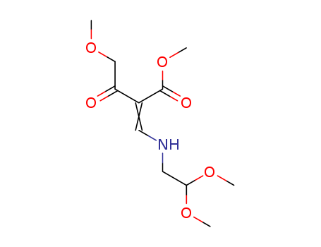 methyl 2-(((2,2-dimethoxyethyl)amino)methylene)-4-methoxy-3-oxobutanoate