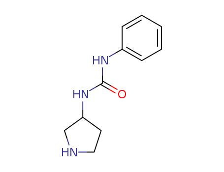 1-Phenyl-3-(pyrrolidin-3-yl)urea