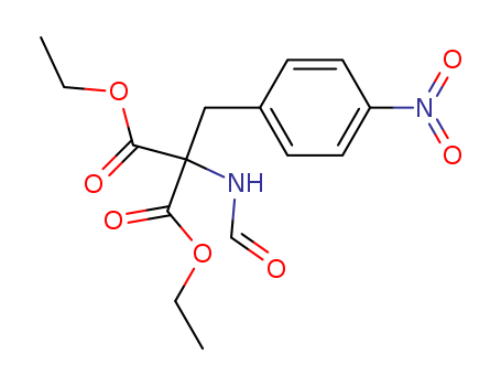 Propanedioic acid,2-(formylamino)-2-[(4-nitrophenyl)methyl]-, 1,3-diethyl ester cas  6265-86-7