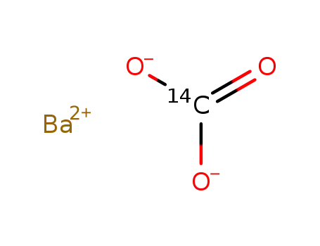 Molecular Structure of 1882-53-7 (BARIUM CARBONATE, [14C])