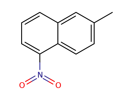 Molecular Structure of 54755-20-3 (6-methyl-1-nitro-naphthalene)
