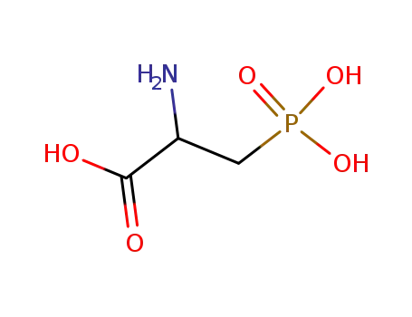 Molecular Structure of 20263-06-3 (DL-2-AMINO-3-PHOSPHONOPROPIONIC ACID)