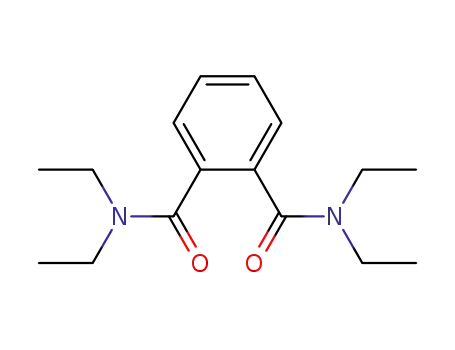Molecular Structure of 83-81-8 (O-PHTHALIC ACID BIS(DIETHYLAMIDE))