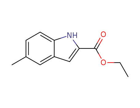 Molecular Structure of 16382-15-3 (ETHYL 5-METHYLINDOLE-2-CARBOXYLATE)