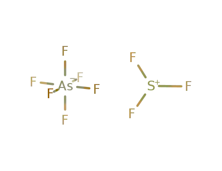 Molecular Structure of 30313-36-1 ({SF<sub>3</sub>}<sup>(1+)</sup>*{AsF<sub>6</sub>}<sup>(1-)</sup>=SF<sub>3</sub>AsF<sub>6</sub>)