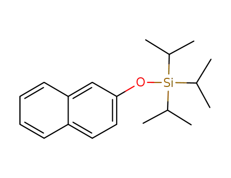 Molecular Structure of 213339-62-9 (2-(tri(1-methylethyl)-silyloxy)naphthalene)
