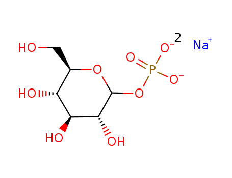 Molecular Structure of 93839-96-4 (beta-d-Glucopyranose, 1-(dihydrogen phosphate), monosodium salt)