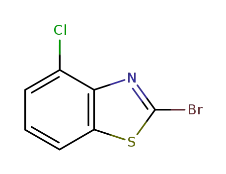 Molecular Structure of 3622-40-0 (2-BROMO-4-CHLOROBENZOTHIAZOLE)