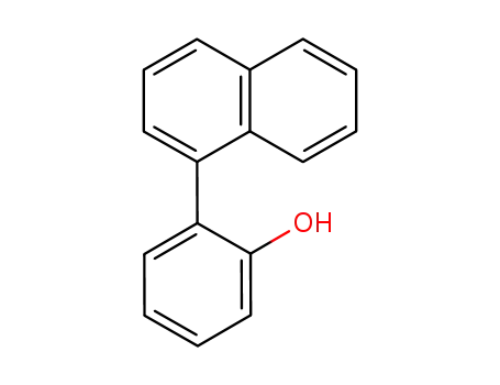 Molecular Structure of 101277-90-1 (Phenol, 2-(1-naphthalenyl)-)