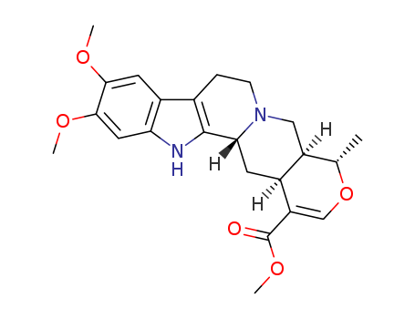 4H-Indolo[2,3-a]pyrano[3,4-g]quinolizine-1-carboxylicacid, 4a,5,7,8,13,13b,14,14a-octahydro-10,11-dimethoxy-4-methyl-, methyl ester,(4S,4aS,13bR,14aS)-